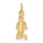 10k Virgo Zodiac Charm - Image 4