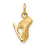 14k 3-D Pair Of Ice Skates Charm - Image 4