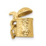 14k 3-D Beer Stein Lid Opens Charm - Image 4