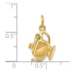 14k 3-D Tea Pot Lid Opens Charm - Image 6