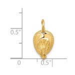 14k  3-D Firemans Helmet Charm - Image 4