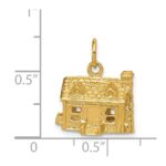 14k 3-D House Charm - Image 4