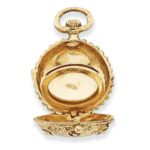 14k Vintage Fancy Domed 20mm Round Locket - Image 2