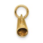 14K 3-D Small Megaphone Charm - Image 2