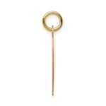 14K HAPPY ANNIVERSARY 18mm Engravable Heart Charm - Image 2