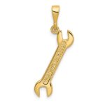 14k 3-D Wrench Charm