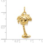 14k Palm Tree Charm - Image 4