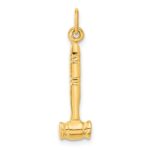 14k 3-D Gavel Charm - Image 3