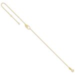 14K Cut-out Wing Plus Extender - Total Anklet - Image 7