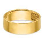 IBGoodman 10k Men's Polished with Black Enamel 14th Degree Grand Elect Masonic Ring - Image 5