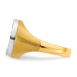 10k Two-Tone Fancy Ring Mounting - Image 5