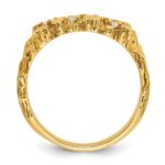 10k IBGoodman Men's Diamond Nugget Complete Ring - Image 2