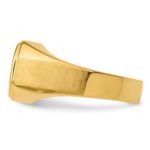 IBGoodman 14k Polished and Satin Men's Ring Mounting - Image 3