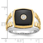10k Two-Tone Fancy Ring Mounting - Image 3