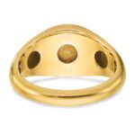 14k IBGoodman Men's Ruby Doublet Stone Complete Ring - Image 7