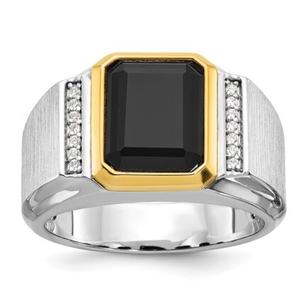 10k Two-Tone Fancy Ring Mounting