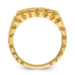 14k IBGoodman Men's 1/3 carat Diamond Nugget Complete Ring - Image 2