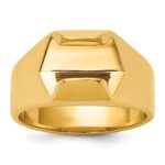 14k IBGoodman Men's Polished Diamond Ring Mounting