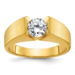 IBGoodman 14k 1 carat Lab Grown Diamond VS/SI+ G+ Complete Men's Ring
