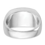 IBGoodman 14k White Gold Men's Polished Rectangular Cluster Ring Mounting - Image 7