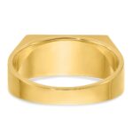 IBGoodman 14k 1 carat Lab Grown Diamond VS/SI+ G+ Complete Three Stone Men's Ring - Image 5