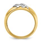 IBGoodman 14k Two-tone Polished Men's Ring Mounting - Image 2