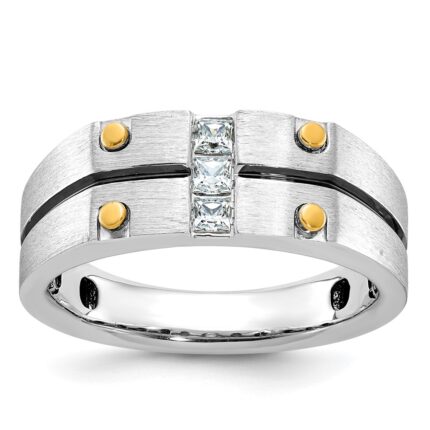 10k Two-Tone Fancy Ring Mounting