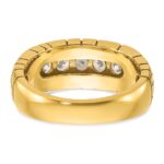 IBGoodman 14k 1 carat Lab Grown Diamond VS/SI+ G+ Complete Men's Nugget Ring - Image 5