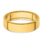 IBGoodman 14k Polished 1/5 Carat AA Quality Diamond Row Ring - Image 7