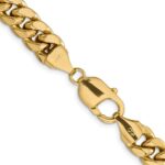 14K 9.3mm Semi-Solid Miami Cuban with Lobster Clasp Chain - Image 3
