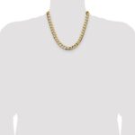 14k 11.3mm Semi-Solid Curb Chain - Image 4