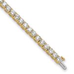 14k 10 carat Lab Grown Diamond VS/SI+ G+ Complete Tennis Bracelet