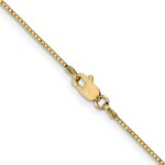 14K .9mm Box with Lobster Clasp Chain - Image 4
