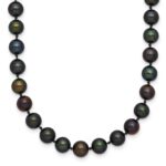 14k 5-6mm Black Near-Round Freshwater Cultured Pearl Necklace