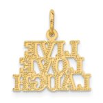 14K Talking - LIVE LOVE LAUGH Charm - Image 3