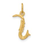 14k 3-D Saxophone Charm - Image 3