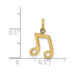 14K Musical Notes Charm - Image 4