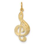 14k Treble Clef Charm - Image 3