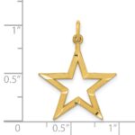 14k Diamond-cut Star Charm - Image 3