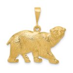 14k Polar Bear Charm
