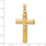 14k Large Crucifix Tree Pendant - Image 3