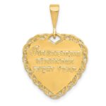 14k Reversible 25th ANNIVERSARY / OUR LOVE GROWS STRONGER EVERY YEAR Charm - Image 3
