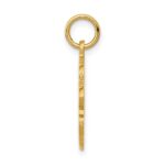 14k Bride and Groom Textured Back Charm - Image 2