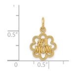 14k #1 MOM Charm - Image 4