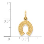 14k Horseshoe Charm - Image 3
