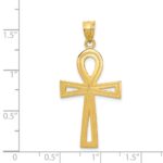 14k Ankh Cross Charm - Image 3