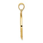 14k FRIENDSHIP LOYALTY LOVE Claddagh Pendant - Image 2