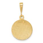 14K Polished and Satin Raphael Angel Round Pendant - Image 3