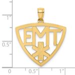 14k EMT Emergency Medical Technician Charm - Image 3