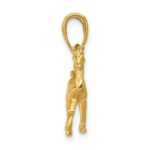 14k Solid Polished 3-D Horse Charm - Image 2